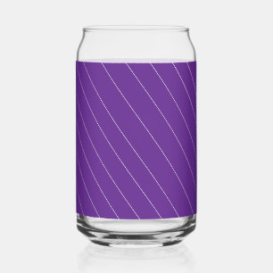 CosmicPlum  White  Can Glass