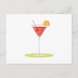 Cosmo Drink Postcard