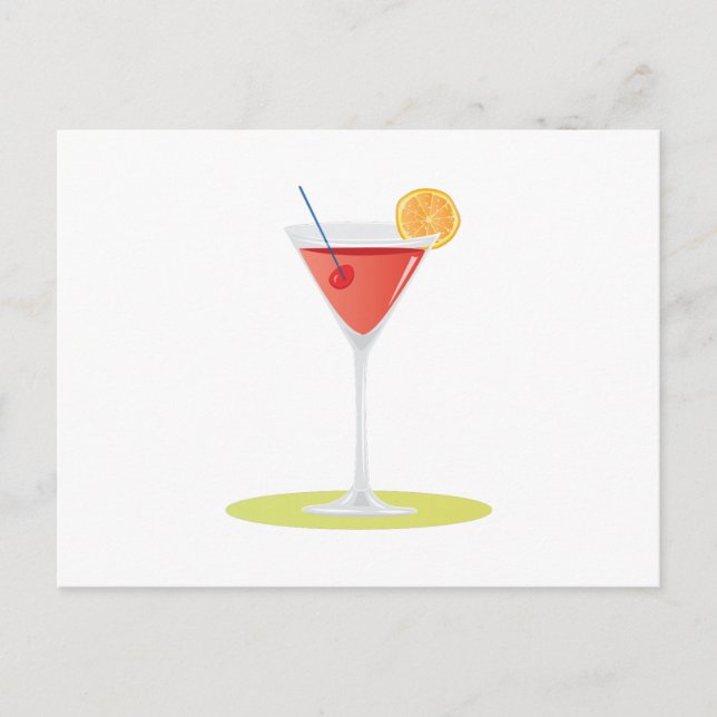 Cosmo Drink Postcard (Front)