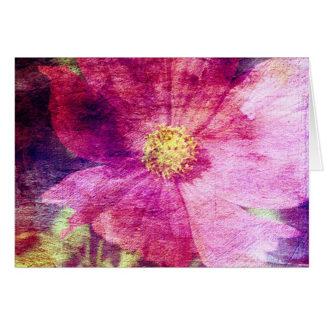 Cosmo Flower All Occasions Greeting Card  (Front Horizontal)