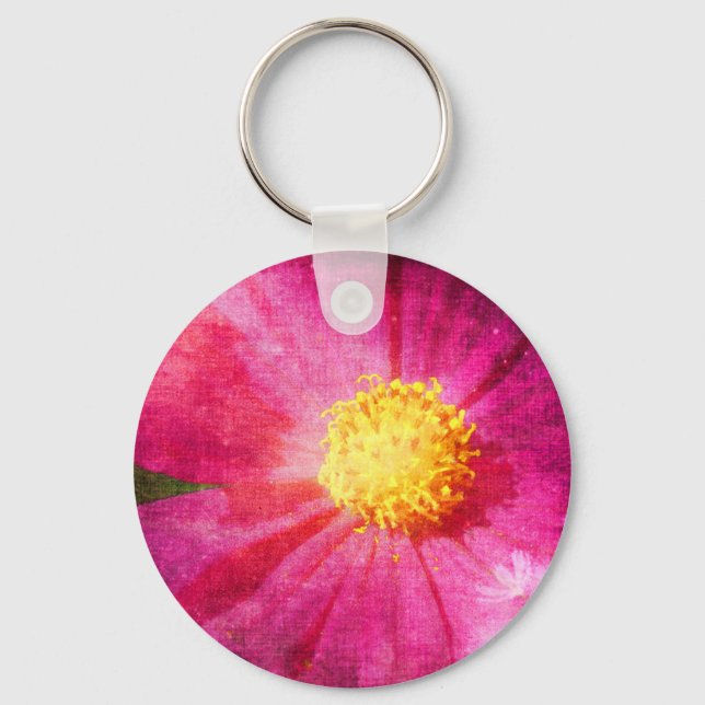Cosmo Flower Key Ring (Front)