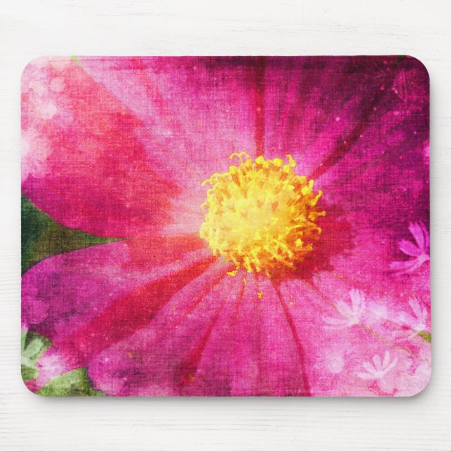Cosmo Flower Mouse Mat (Front)