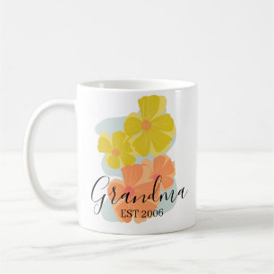 Cosmo Flowers Mum Grandma Coffee Mug
