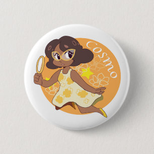 Cosmo The Space Detective 6 Cm Round Badge