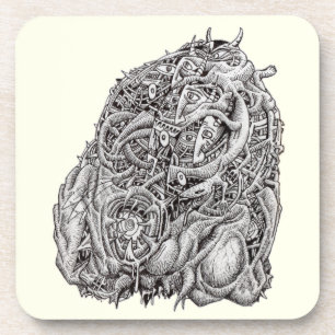 Cosmographic head, by Brian Benson  Coaster