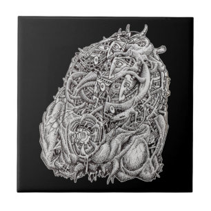 Cosmographic Head by Brian Benson, Tile