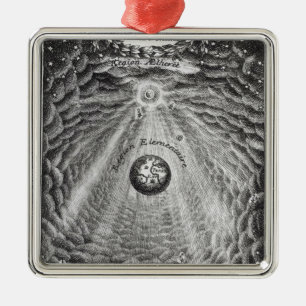 Cosmography or Science of the World Metal Tree Decoration