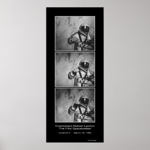 Cosmonaut Aleksei Leonov - The First Spacewalker Poster
