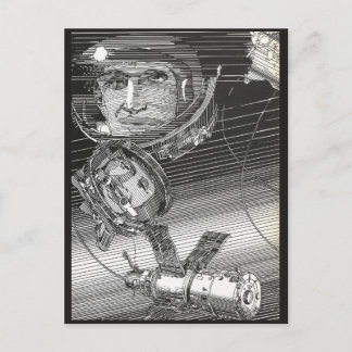 Cosmonaut Five Postcard