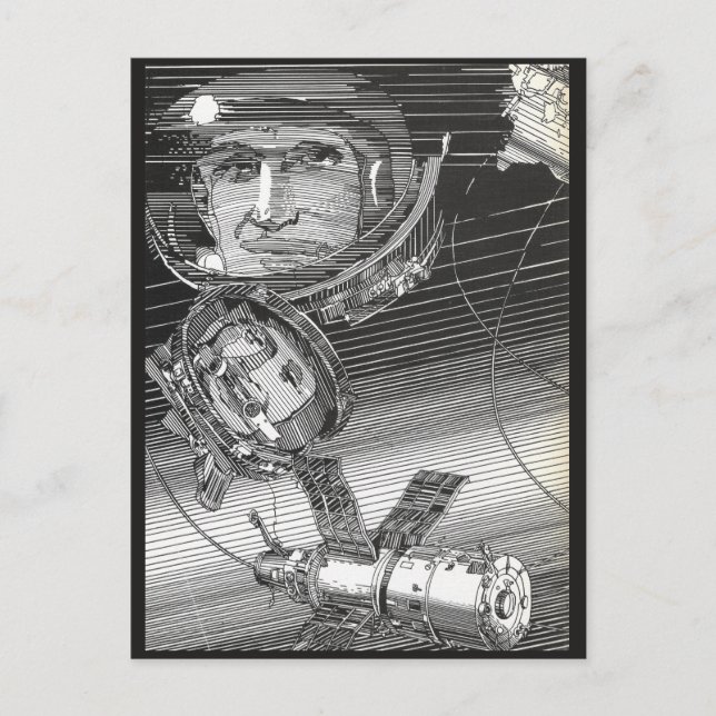 Cosmonaut Five Postcard (Front)