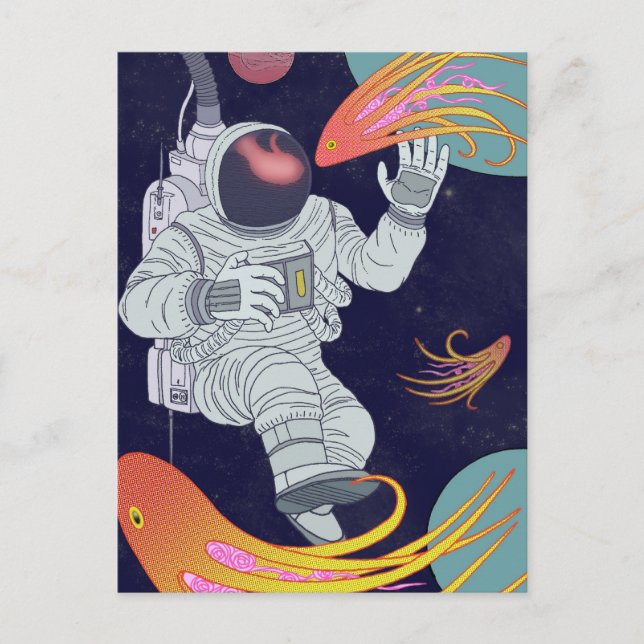 Cosmonaut Postcard (Front)