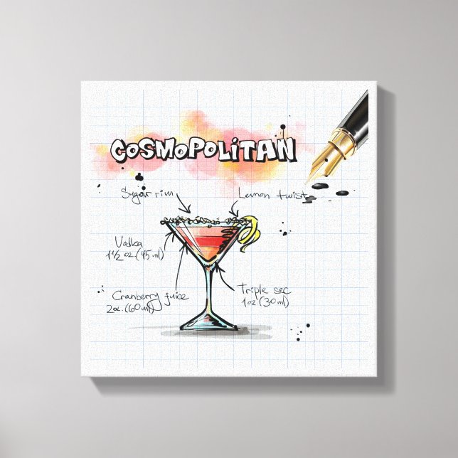 Cosmopolitan Canvas Print (Front)