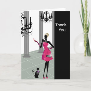 Cosmopolitan Chic Thank You Cards