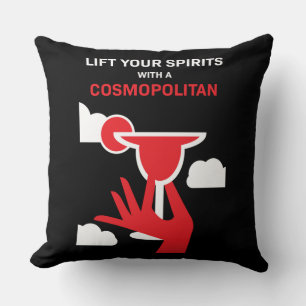 Cosmopolitan Cocktail Drink Cushion