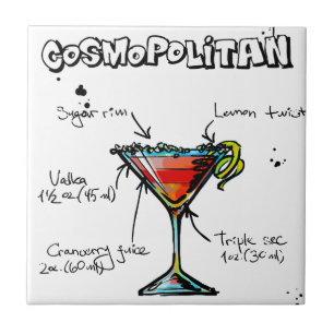 Cosmopolitan Cocktail Recipe Tile