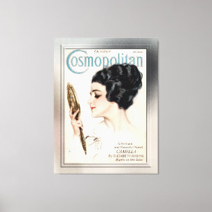 Cosmopolitan FC October 1917 by Harrison Fisher Canvas Print