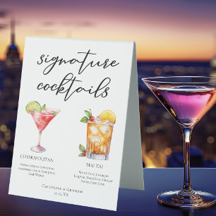 Cosmopolitan Mai Tai Signature Cocktails Menu