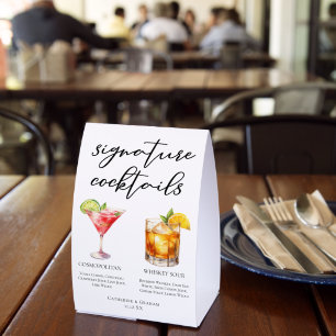 Cosmopolitan Whiskey Sour Signature Cocktails Menu