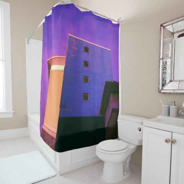 Cosmopoliton Confluence of Shape Shower Curtain (In Situ)