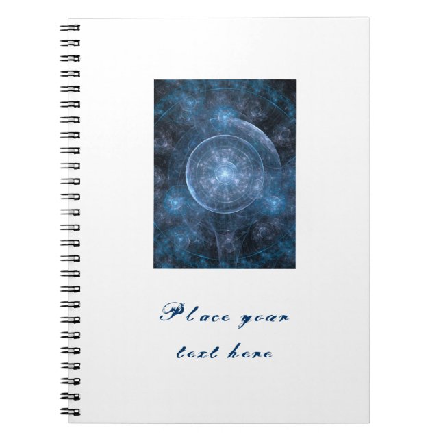 Cosmos Background 001 Notebook (Front)