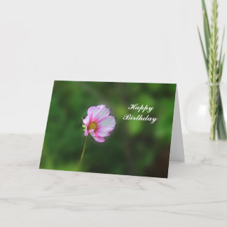 Cosmos Birthday Card