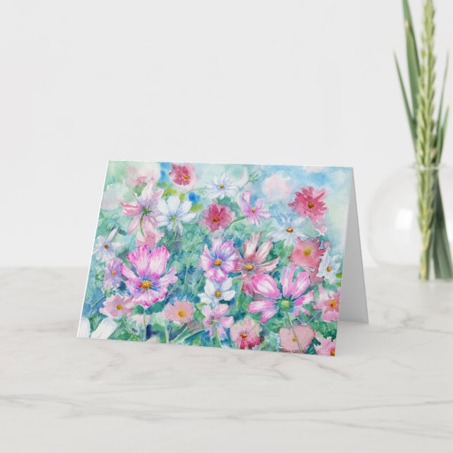 "Cosmos" Blank Notecard (Front)