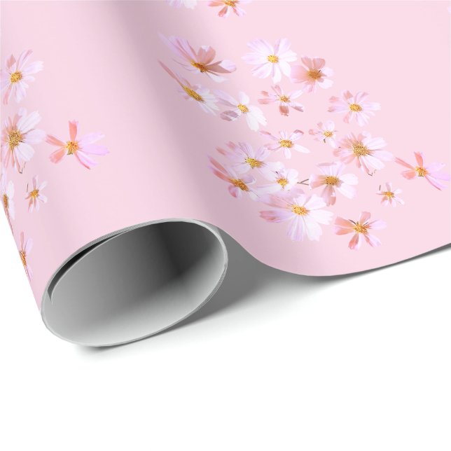 Cosmos Collage Wrapping Paper (Roll Corner)