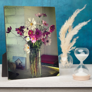 Cosmos Cottage Mantle Arrangement Tabletop Plaque 