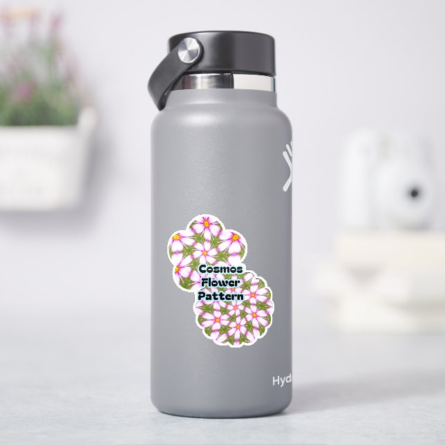 Cosmos Flowers Pattern (HydroFlask)