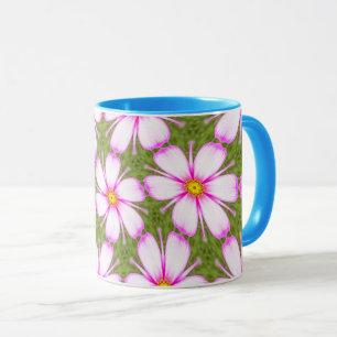 Cosmos Flowers Pattern Mug
