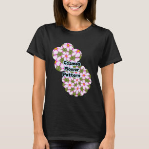 Cosmos Flowers Pattern T-Shirt