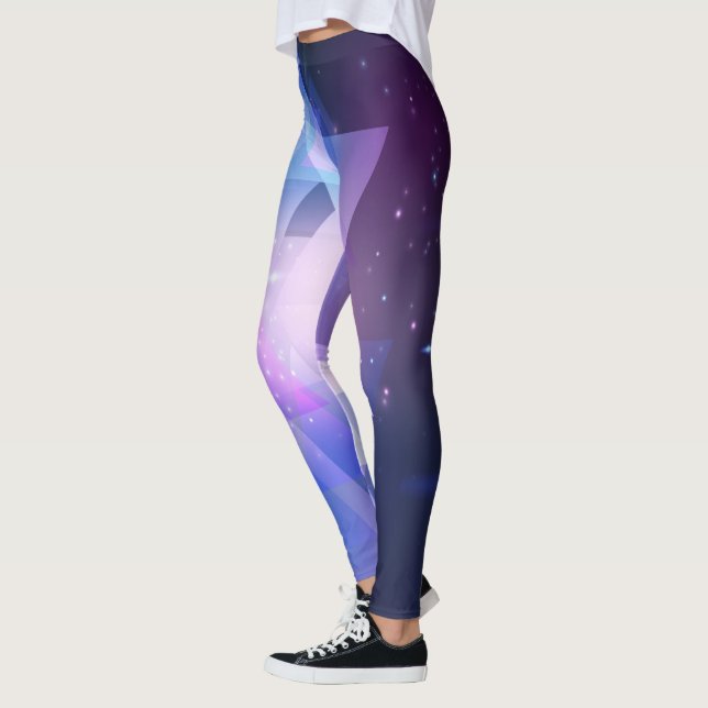Cosmos Galaxy Design Leggings (Left)