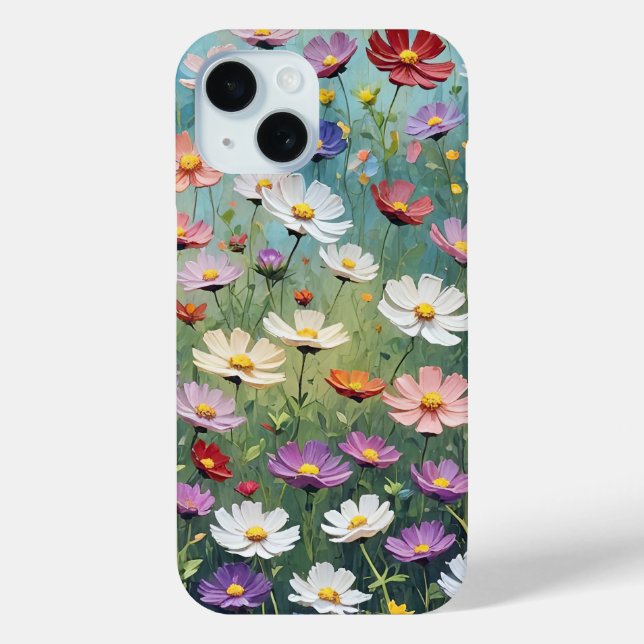 Cosmos Garden Abstract Case-Mate iPhone Case (Back)