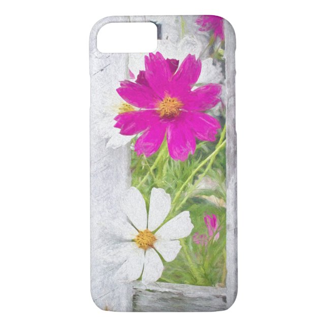 Cosmos garden impressionism Case-Mate iPhone case (Back)