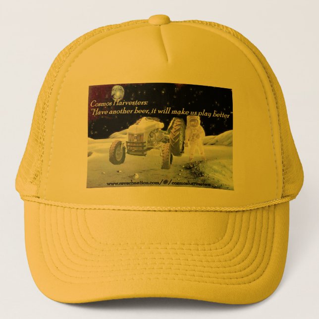 Cosmos Harvesters beer hat (Front)