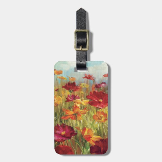 Cosmos in the Field Luggage Tag (Front Vertical)