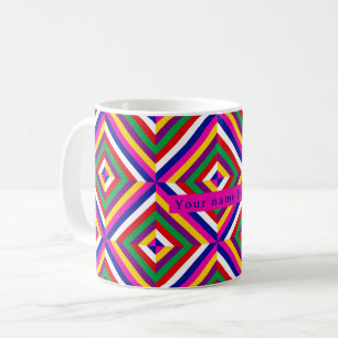 Cosmos-infinite Personalised Mug - Blue/Magenta