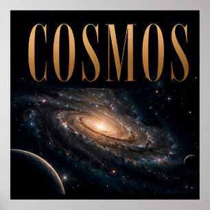 Cosmos Luxury Space Editorial Graphic Poster