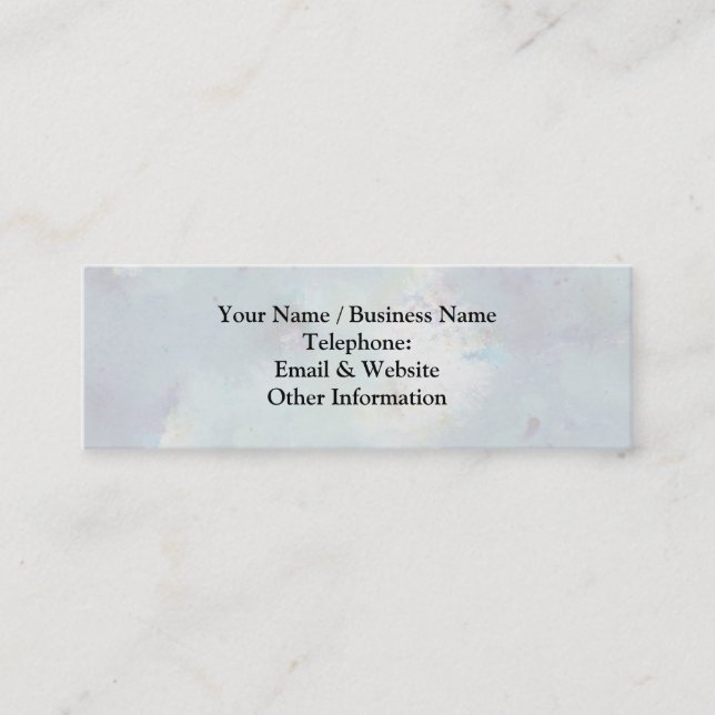 Cosmos. Mini Business Card (Front)