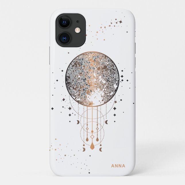*~* Cosmos Moon Shaman Lunar Universe Case-Mate iPhone Case (Back)