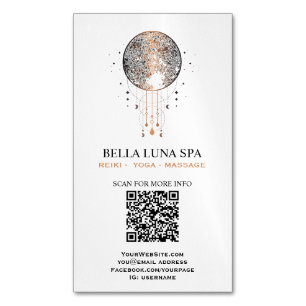 *~* Cosmos Moon Shaman Lunar Universe Magnetic Business Card