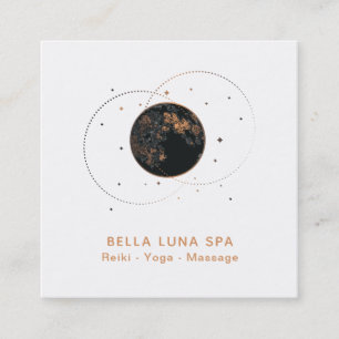 *~* Cosmos Moon Universe Lunar Shaman Stars Square Business Card
