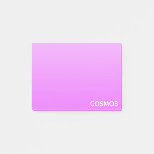 Cosmos purple color name post-it notes