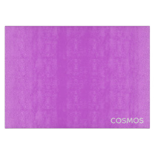 Cosmos purple colour name cutting board