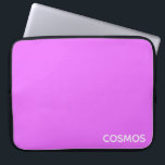 Cosmos purple colour name laptop sleeve<br><div class="desc">Cosmos purple colour name</div>