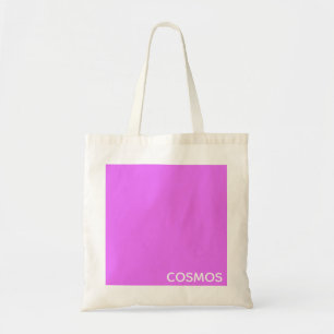 Cosmos purple colour name tote bag
