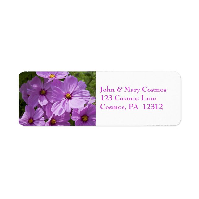 Cosmos Return Address Label (Front)