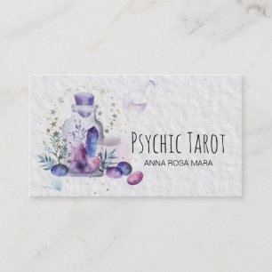 *~*  Cosmos Stars Crystals Universe Psychic Tarot Business Card