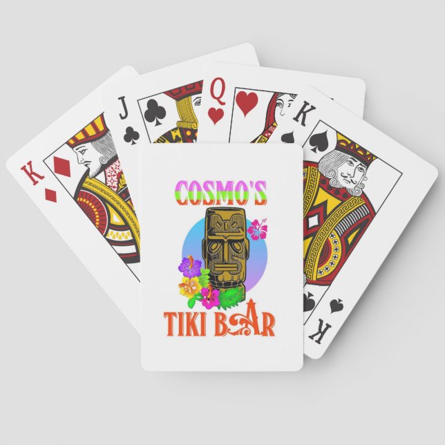 Cosmo's Tiki Bar Playing Cards (Back)