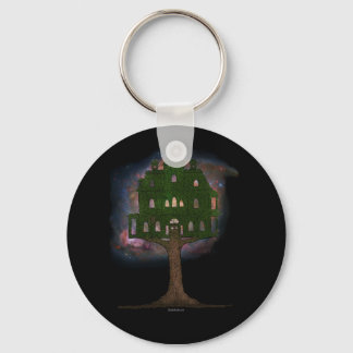Cosmos Tree House Key Ring